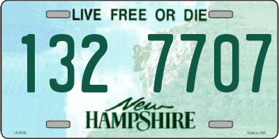 NH license plate 1327707