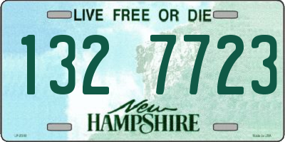 NH license plate 1327723