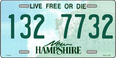 NH license plate 1327732