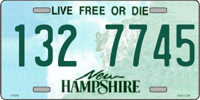 NH license plate 1327745