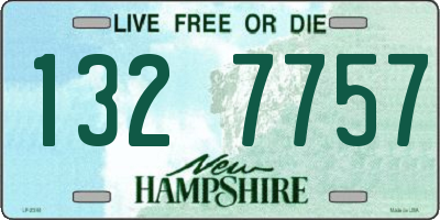 NH license plate 1327757