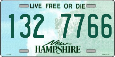 NH license plate 1327766