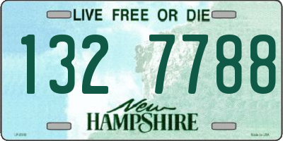 NH license plate 1327788