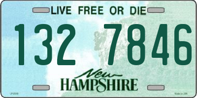 NH license plate 1327846