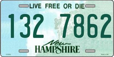 NH license plate 1327862