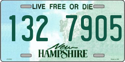 NH license plate 1327905