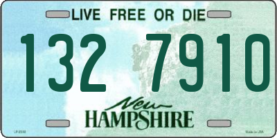 NH license plate 1327910