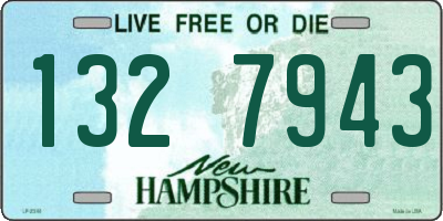 NH license plate 1327943