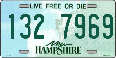 NH license plate 1327969