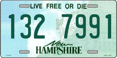 NH license plate 1327991