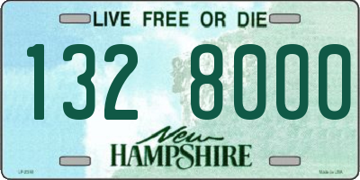 NH license plate 1328000