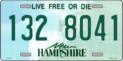 NH license plate 1328041