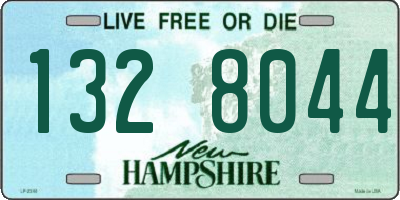 NH license plate 1328044