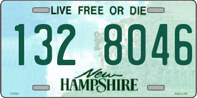 NH license plate 1328046