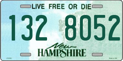 NH license plate 1328052
