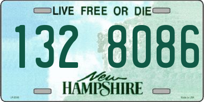 NH license plate 1328086