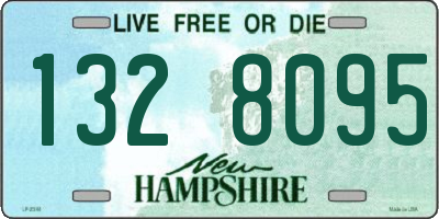NH license plate 1328095