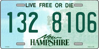 NH license plate 1328106