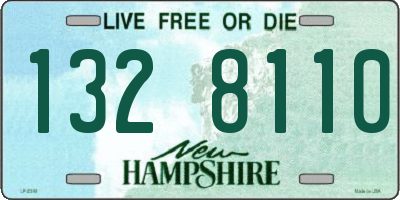 NH license plate 1328110