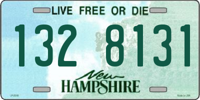 NH license plate 1328131