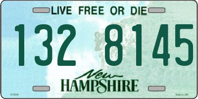 NH license plate 1328145
