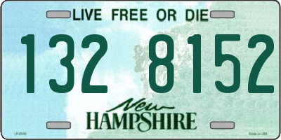 NH license plate 1328152