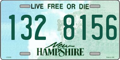 NH license plate 1328156