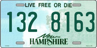 NH license plate 1328163