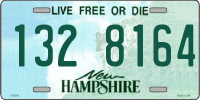 NH license plate 1328164