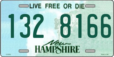 NH license plate 1328166
