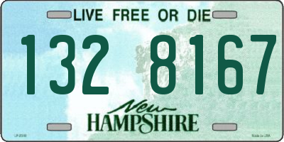 NH license plate 1328167