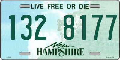 NH license plate 1328177