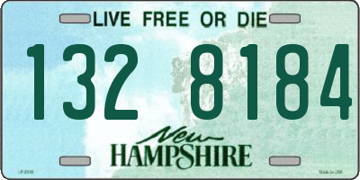 NH license plate 1328184