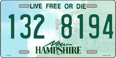 NH license plate 1328194