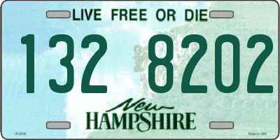 NH license plate 1328202