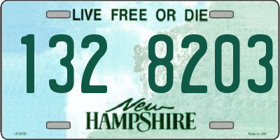 NH license plate 1328203