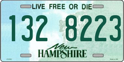 NH license plate 1328223