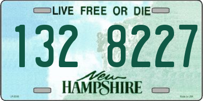 NH license plate 1328227