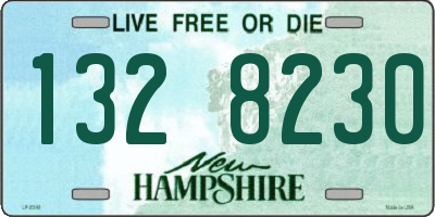 NH license plate 1328230