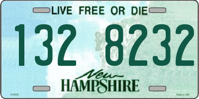 NH license plate 1328232