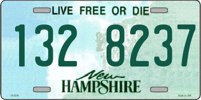 NH license plate 1328237