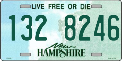 NH license plate 1328246