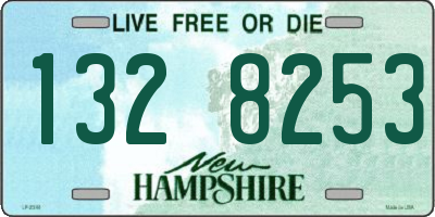 NH license plate 1328253