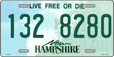 NH license plate 1328280