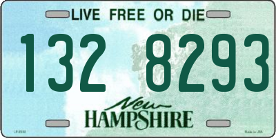NH license plate 1328293