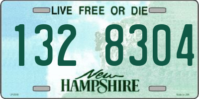 NH license plate 1328304