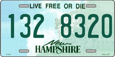 NH license plate 1328320