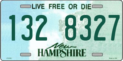 NH license plate 1328327