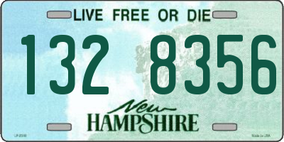 NH license plate 1328356