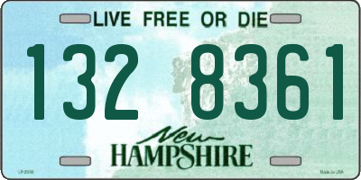 NH license plate 1328361